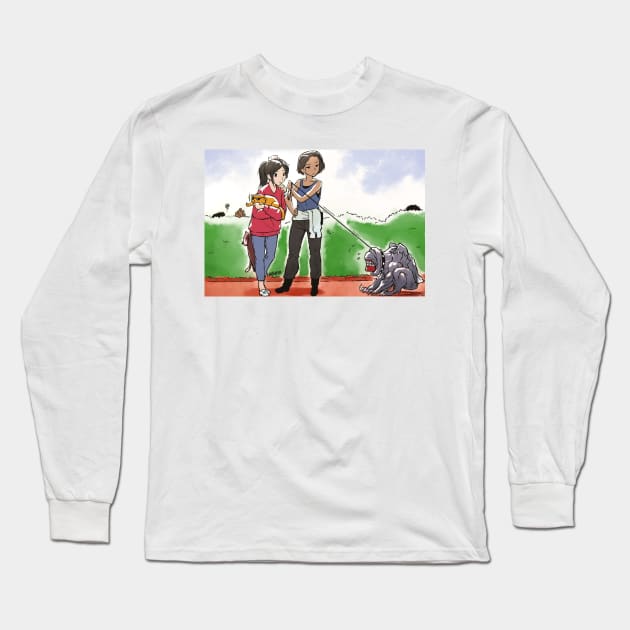 pets Long Sleeve T-Shirt by harayamanawari